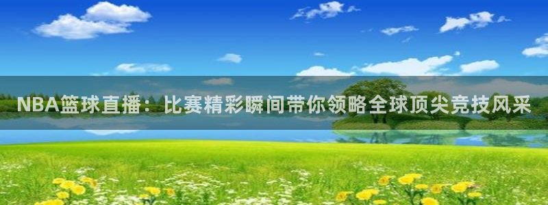 919直播体育在线直播在线看：NBA篮球直播：比赛精彩瞬间带你领略全球顶尖竞技风采